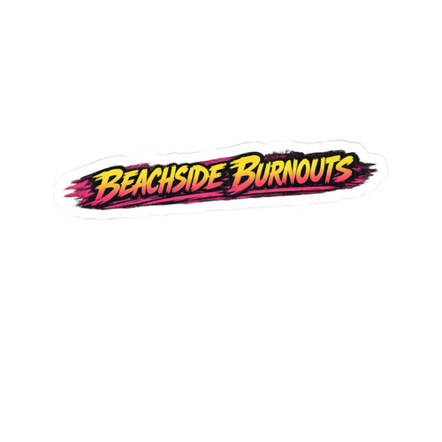 Beachside Burnouts Sticker — Summer Collection