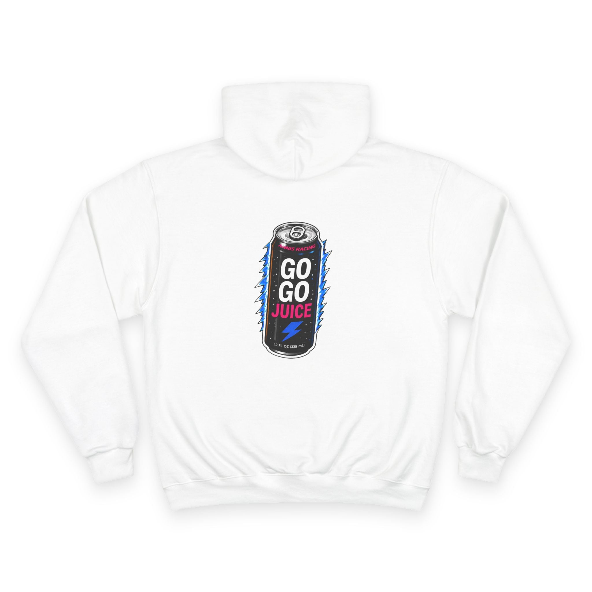 Champion Hoodie — Graphic "GO GO Juice"