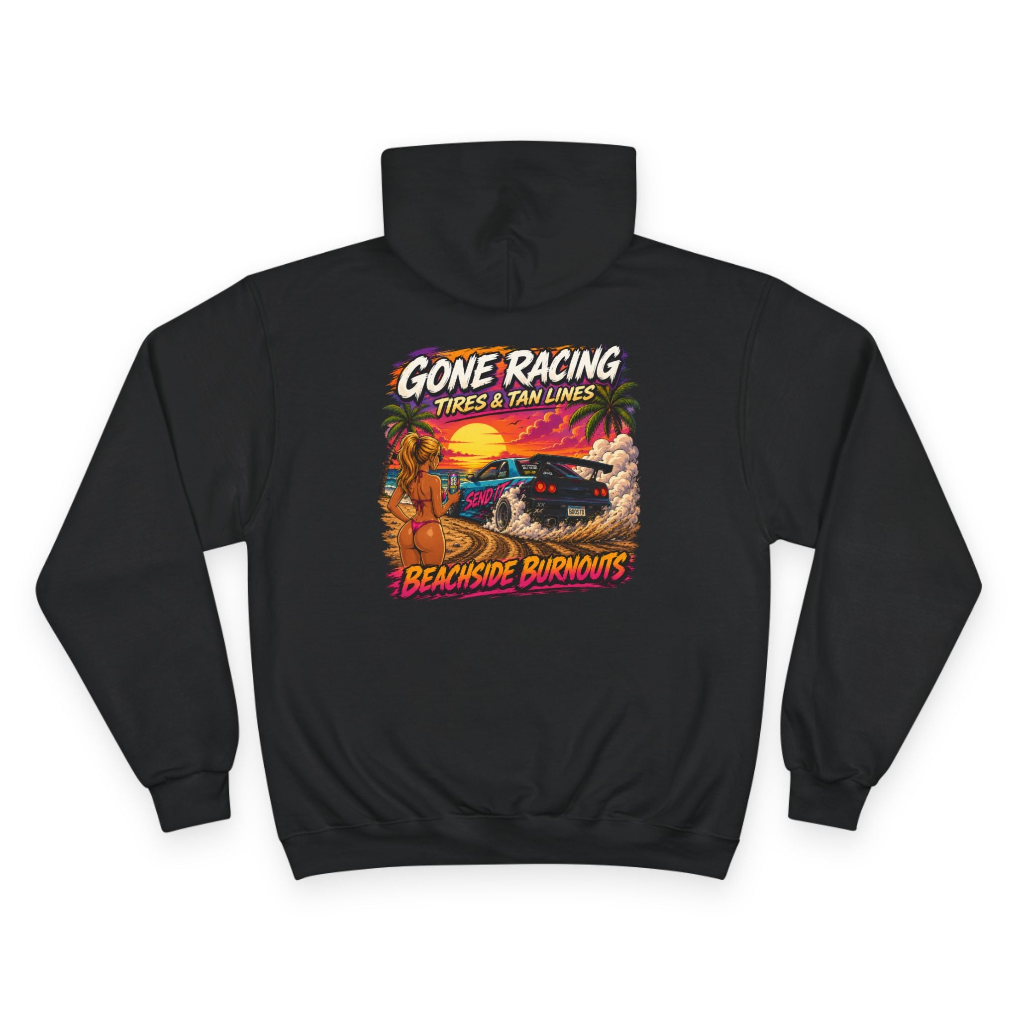 Beachside Burnouts Hoodie — Summer collection