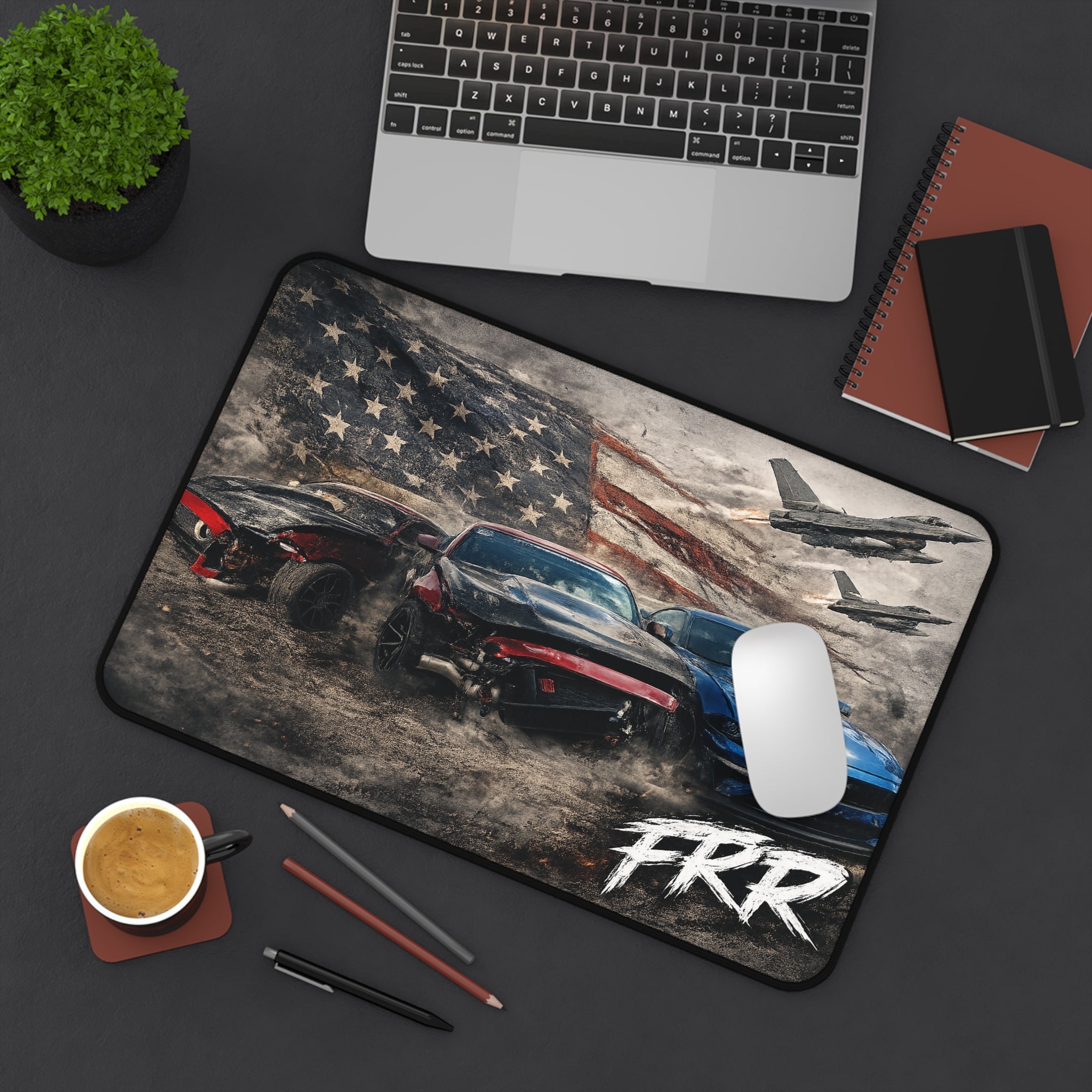 FRR - Battle scarred mustangs (@BOOSTED.RUBY / @INKEDALYSON / @CAIDEN_ANNIS) mouse pad