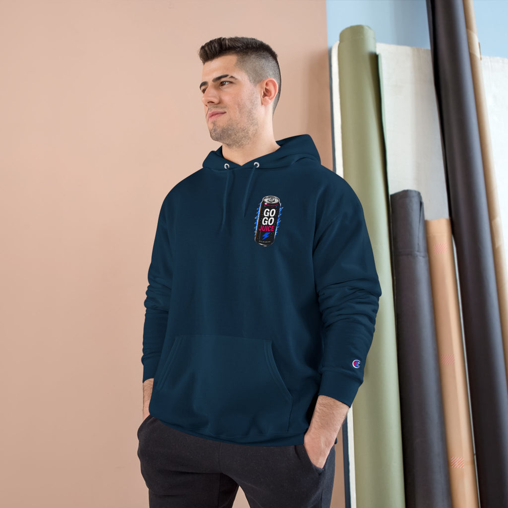 Champion Hoodie — Graphic "GO GO Juice"