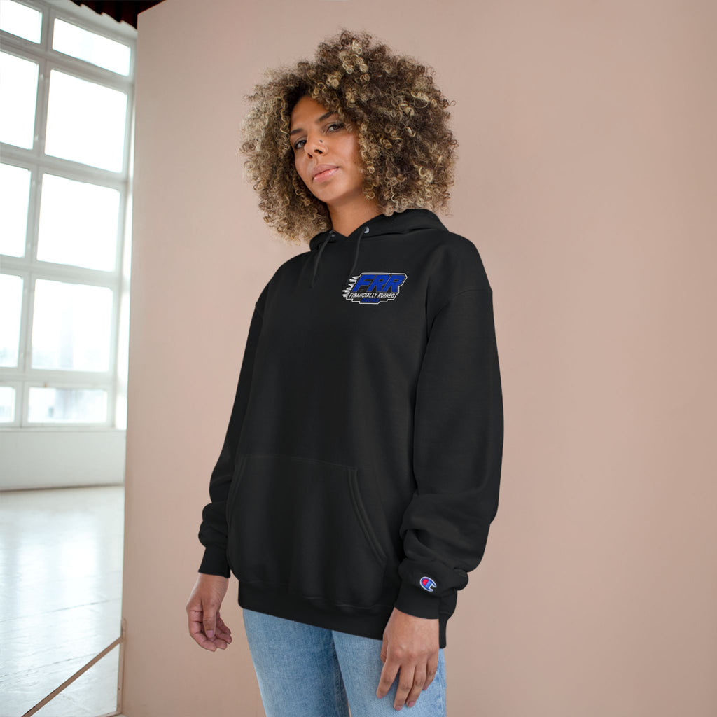 Financially Ruined Racing Hoodie — Graphic "damaged"