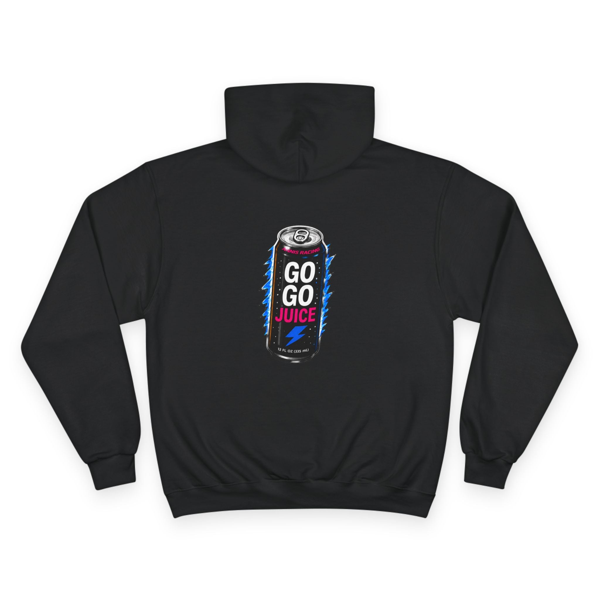 Champion Hoodie — Graphic "GO GO Juice"