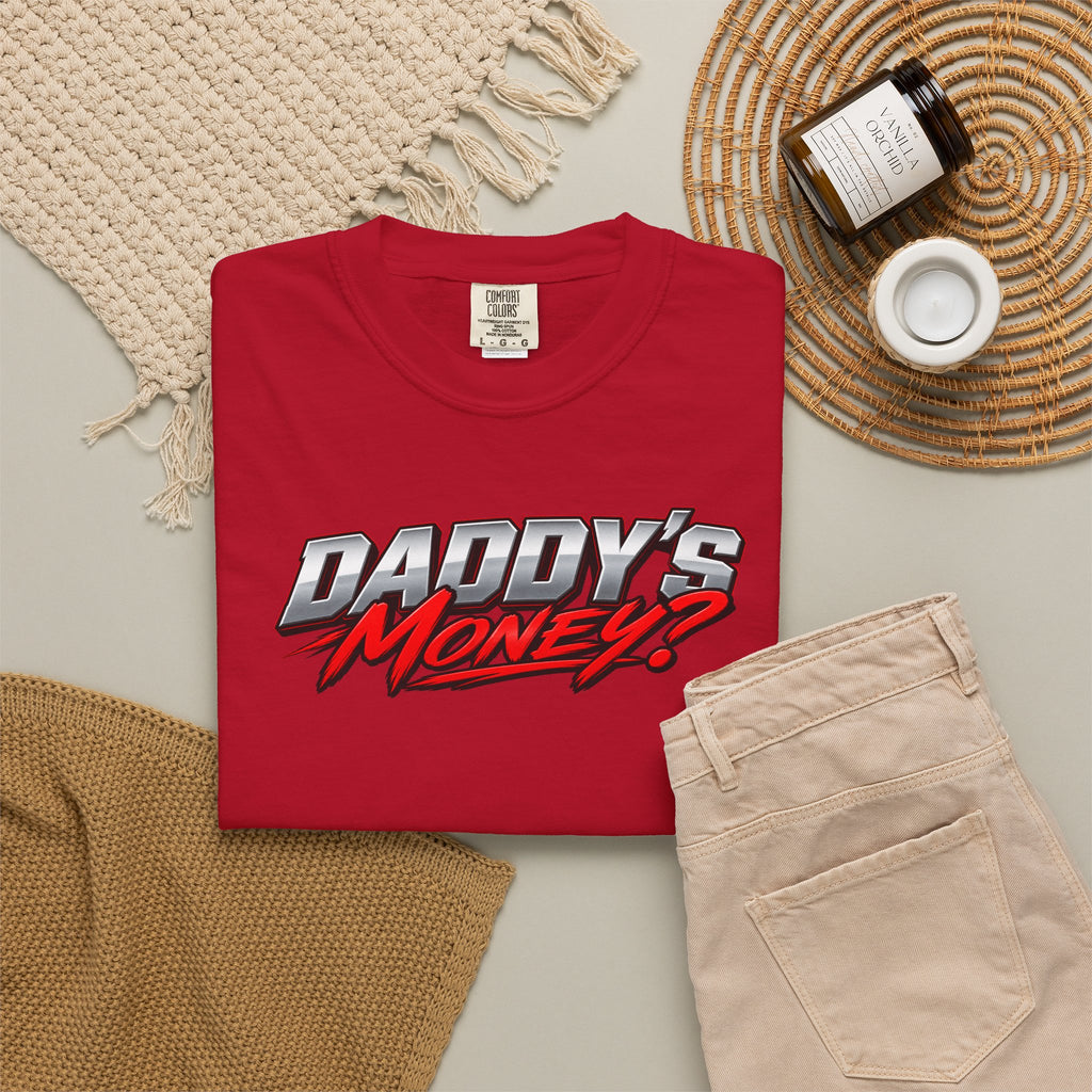 Daddy’s Money? Racing Graphic T-Shirt — "Nope Just Financially Ruined" Car Tee