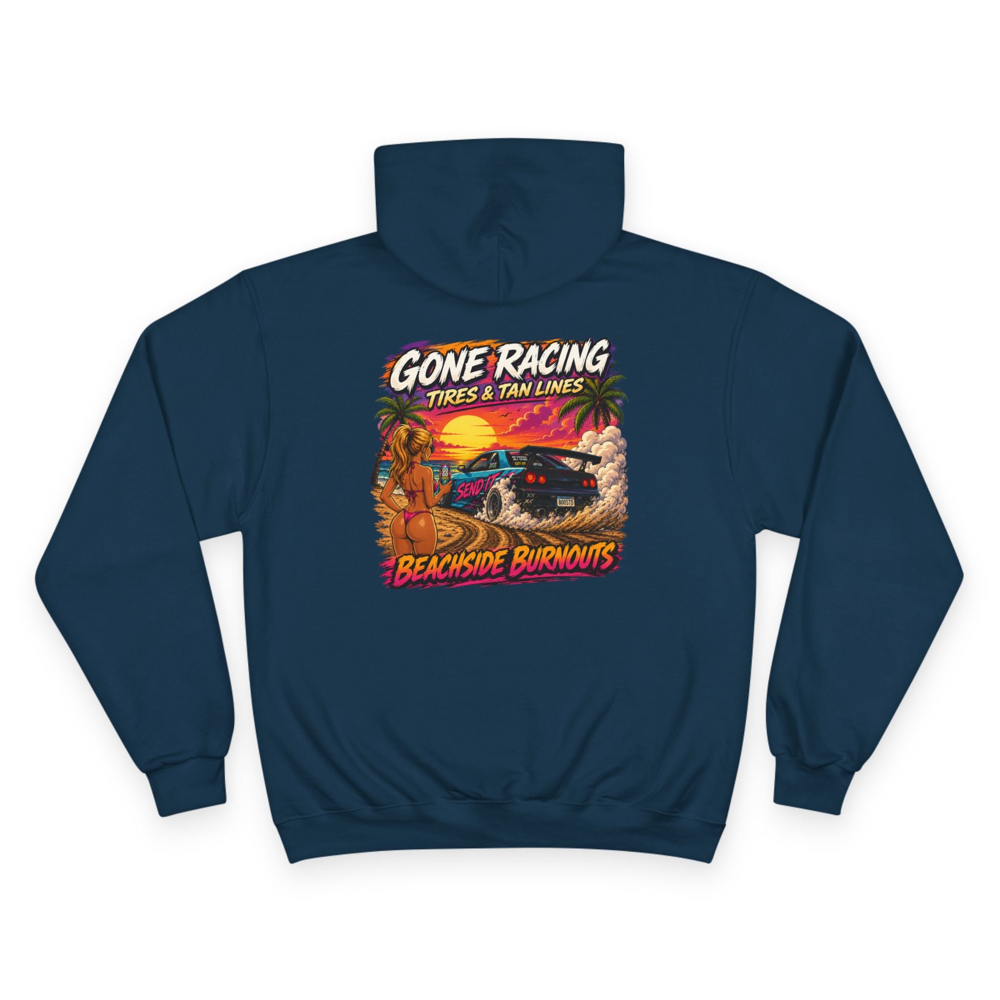 Beachside Burnouts Hoodie — Summer collection