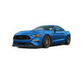 Blue Mustang Car Sticker