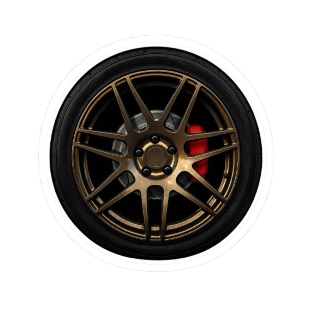 Bronze Wheel Sticker