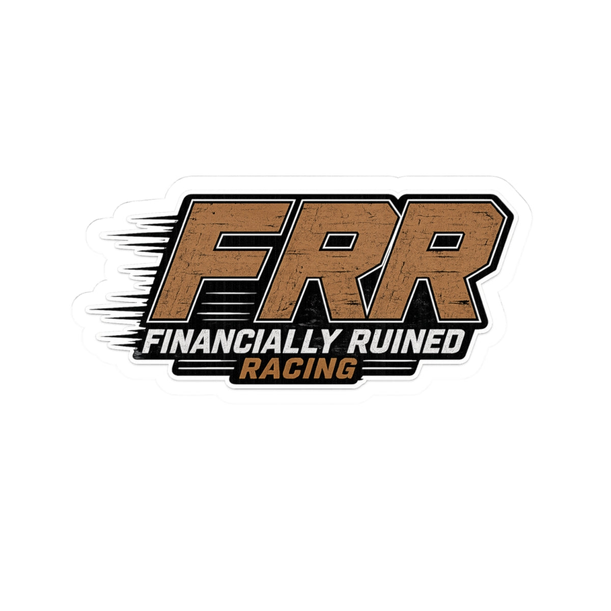 FRR Logo sticker - Bronze