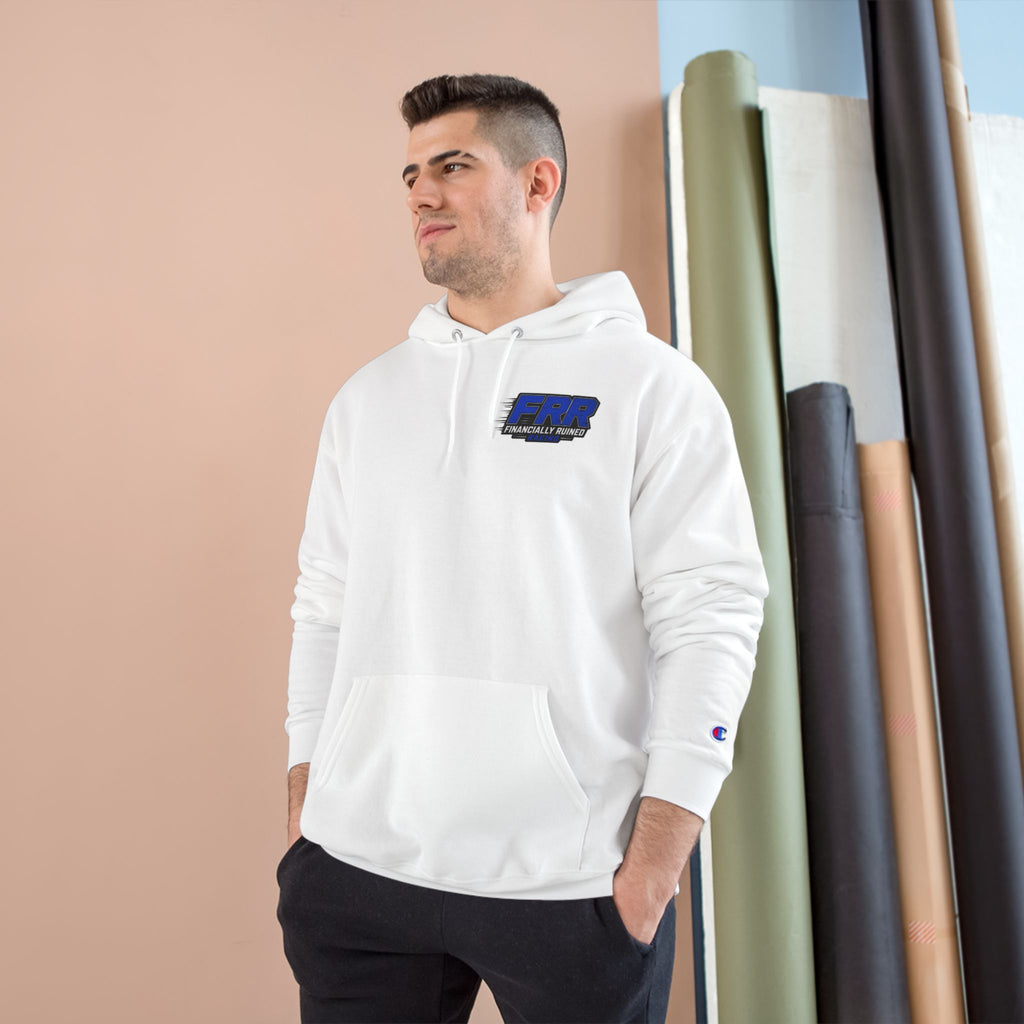 Financially Ruined Racing Hoodie — Graphic "damaged"