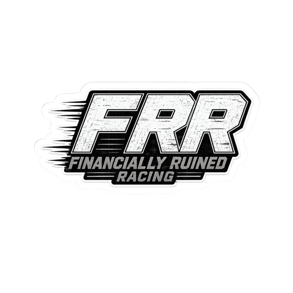 FRR Logo sticker - White