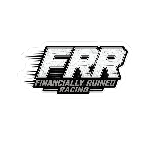 FRR Logo sticker - White