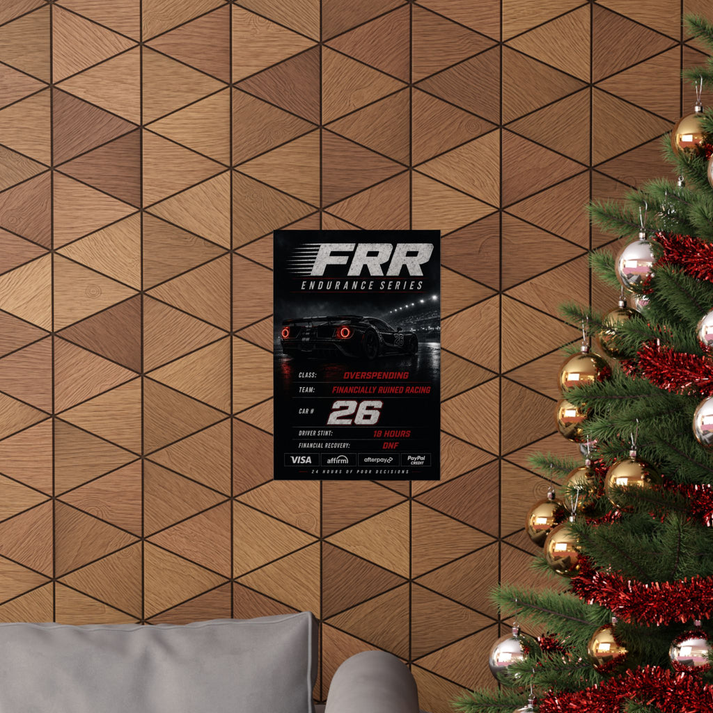 FRR — 'Ford GT' Matte Car Print Poster