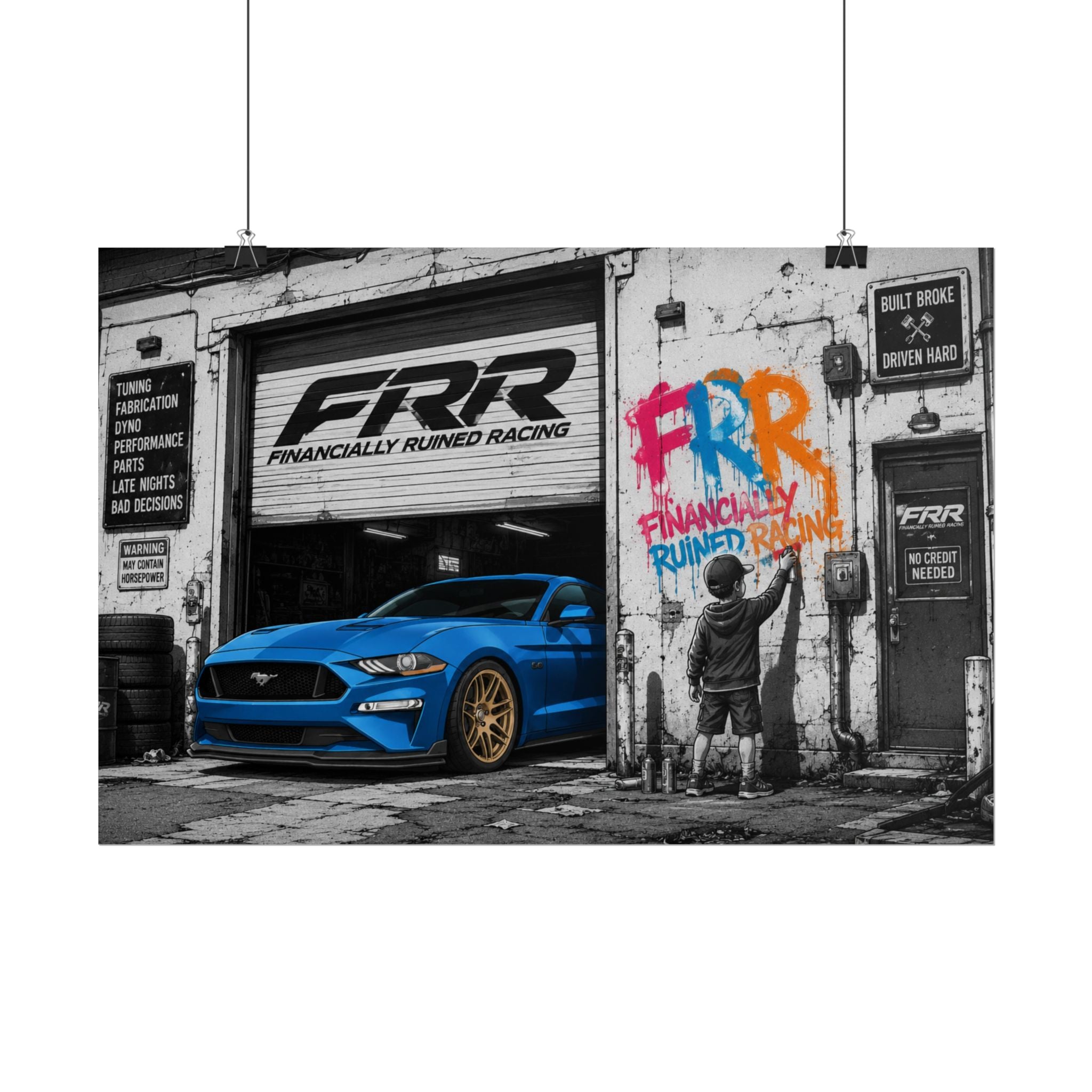 FRR — "Garage Graffiti" Wall Poster