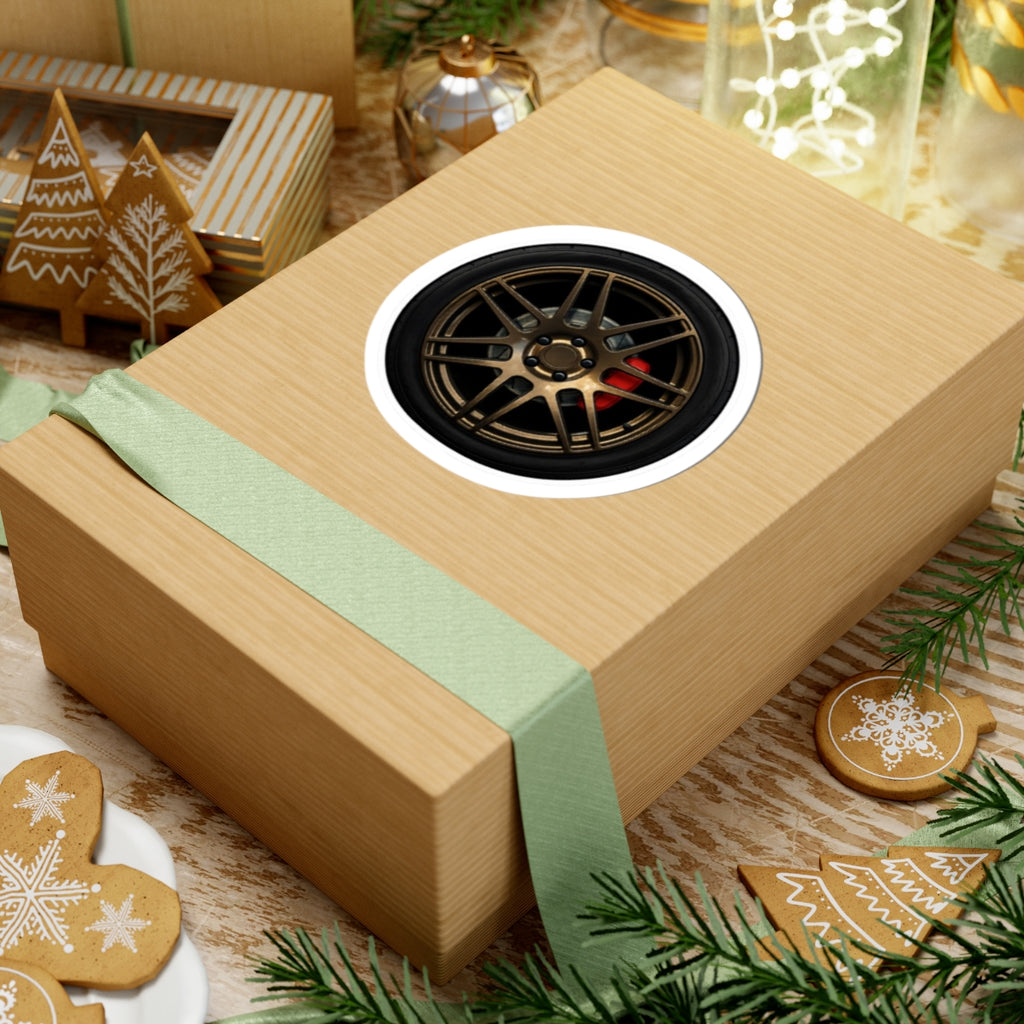 Bronze Wheel Sticker