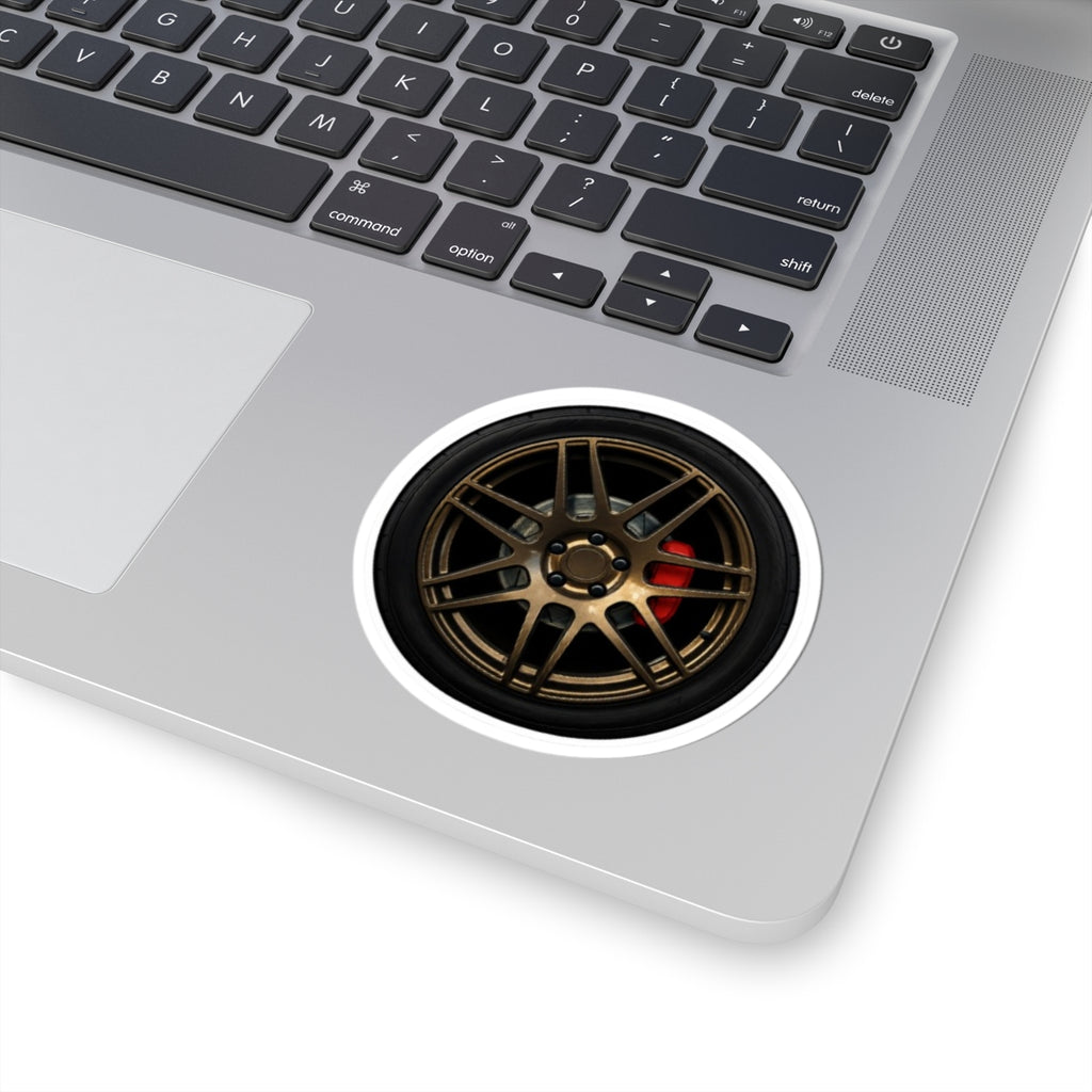 Bronze Wheel Sticker