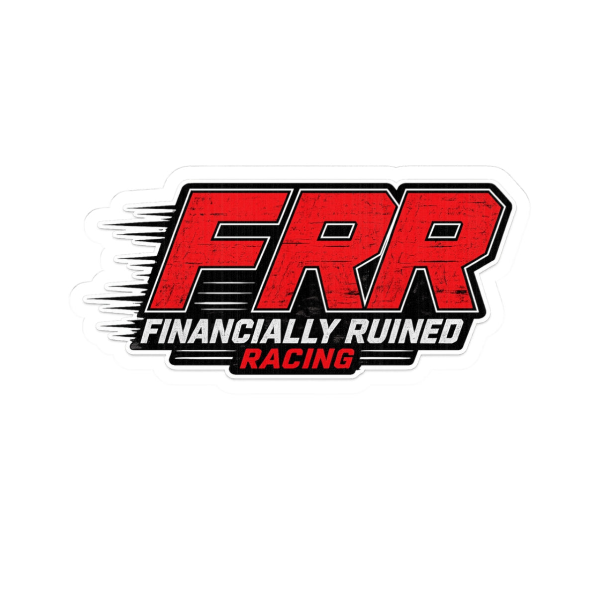 FRR Logo sticker - Red