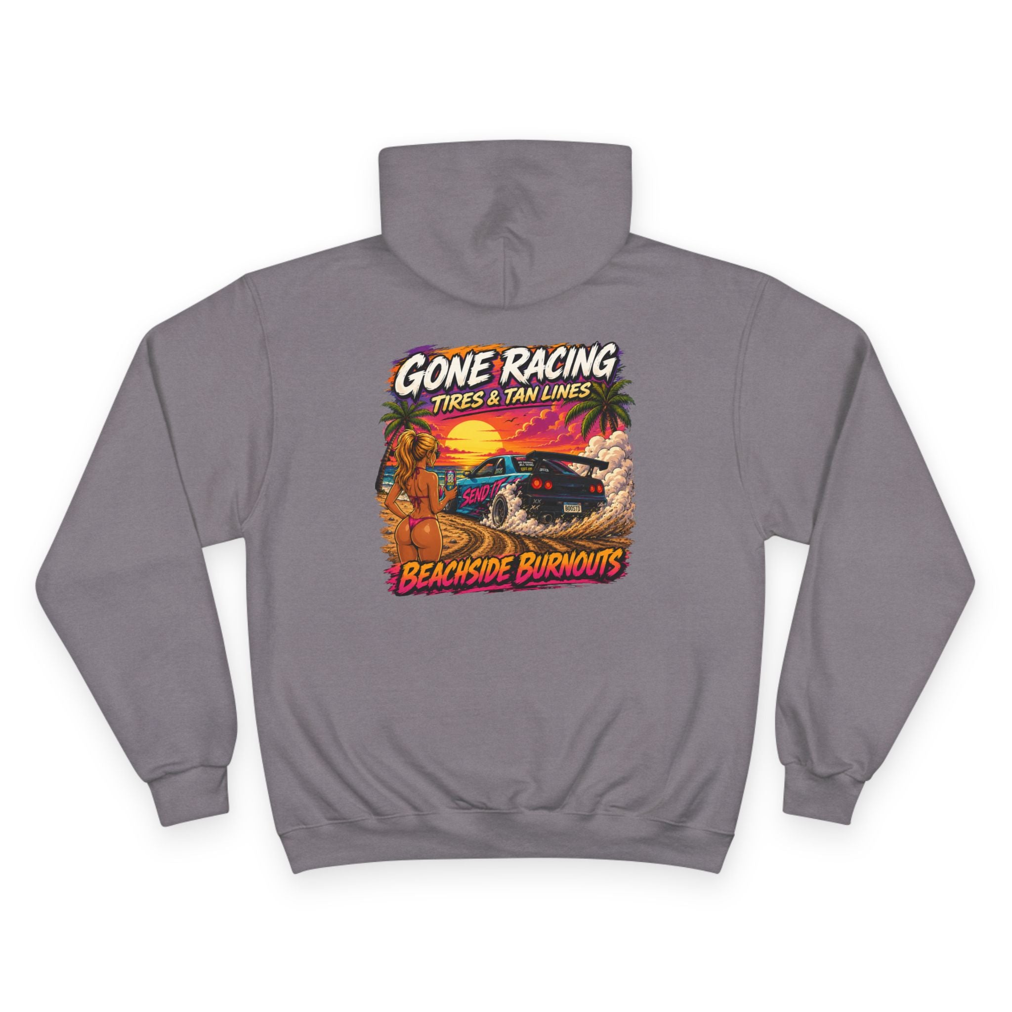 Beachside Burnouts Hoodie — Summer collection