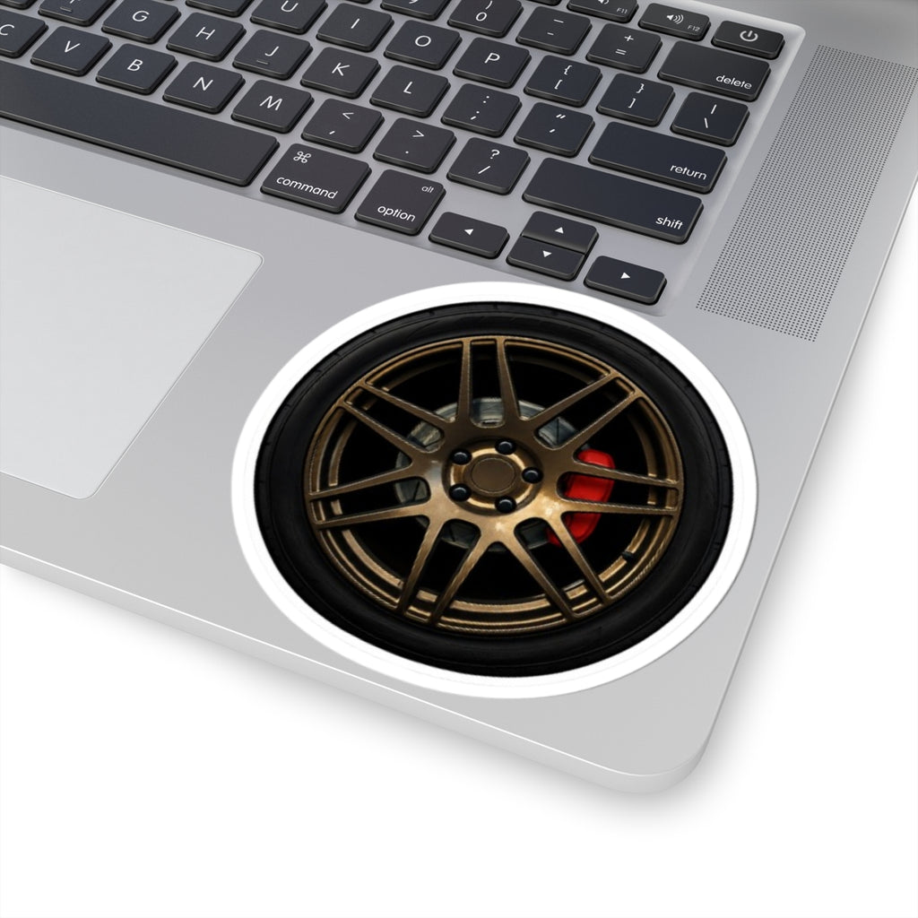 Bronze Wheel Sticker