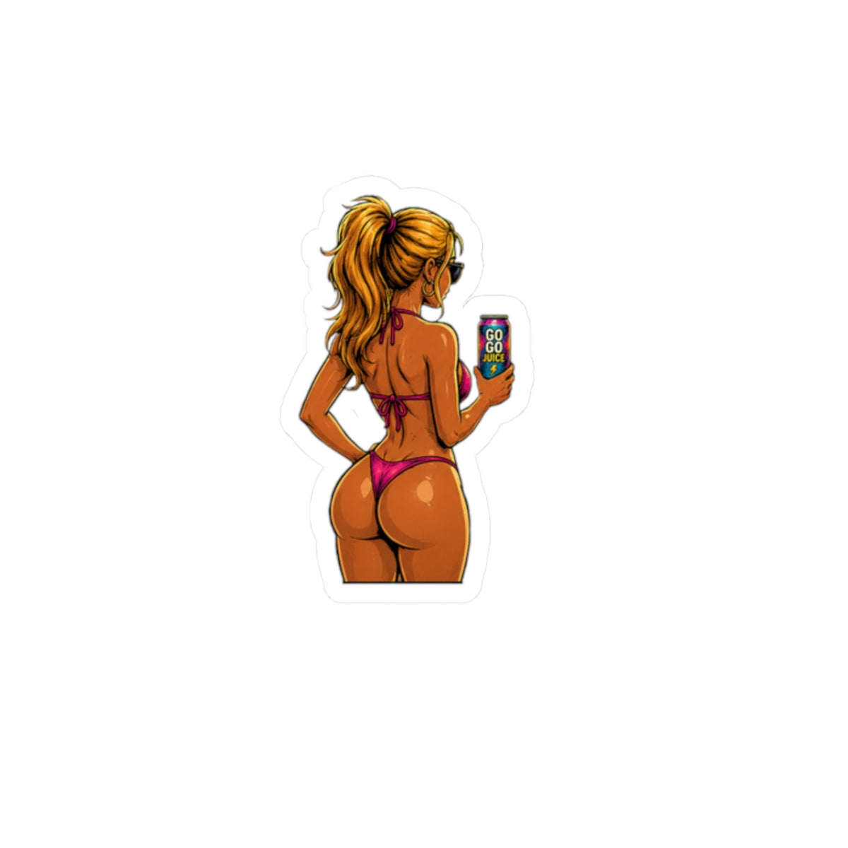 GO GO JUICE — Babe sticker Summer collection
