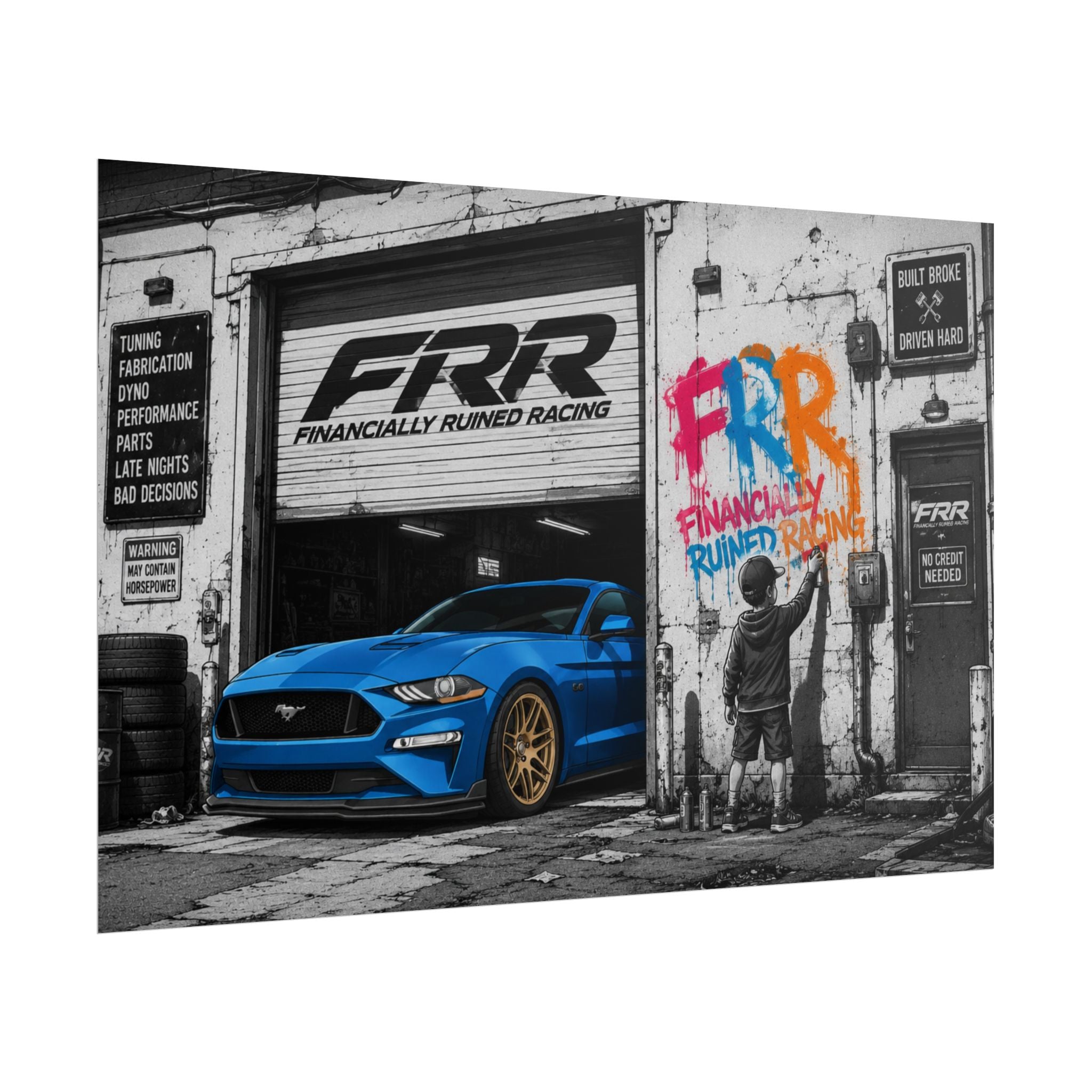 FRR — "Garage Graffiti" Wall Poster
