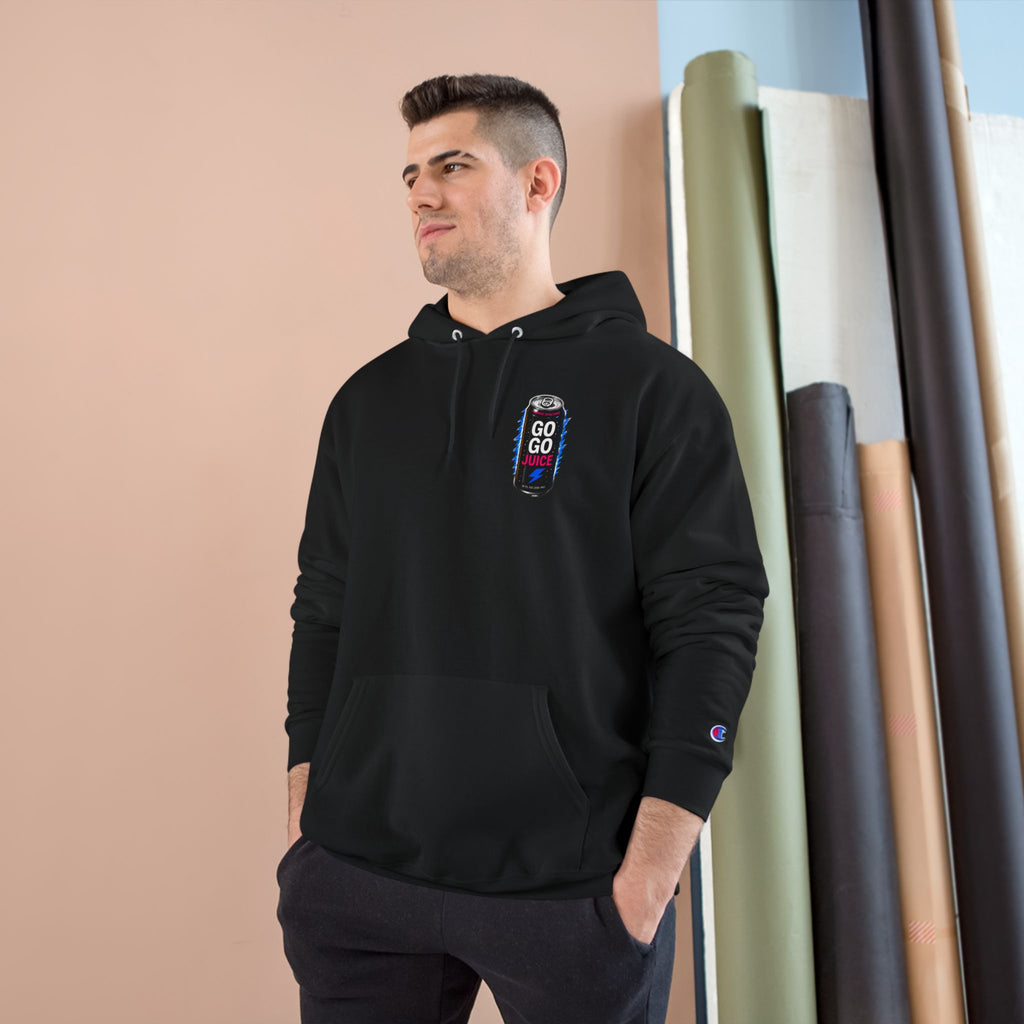 Champion Hoodie — Graphic "GO GO Juice"