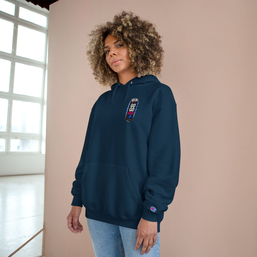 Champion Hoodie — Graphic "GO GO Juice"