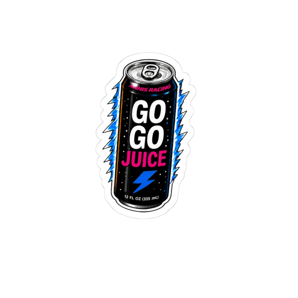 Go Go Juice Energy Drink Can Sticker