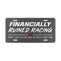 Vanity Plate — "FRR X STREET"