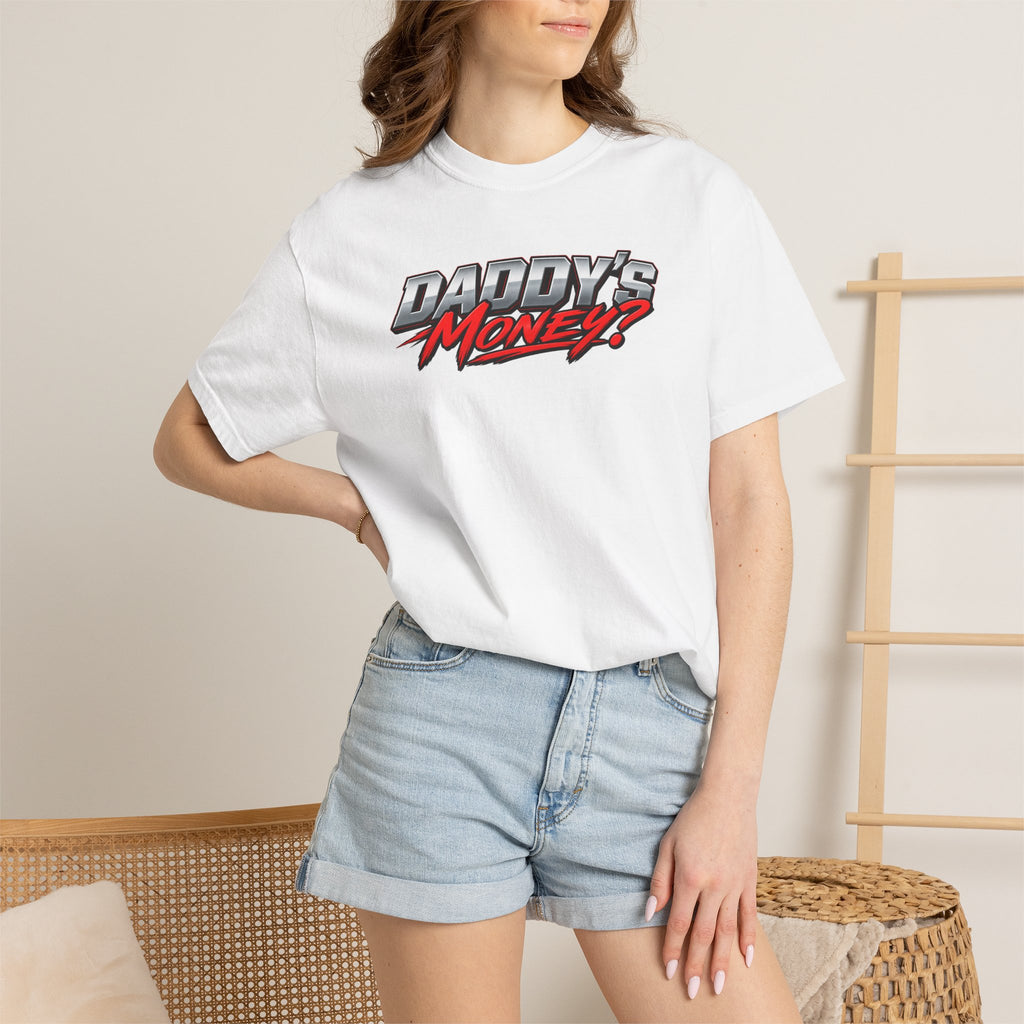 Daddy’s Money? Racing Graphic T-Shirt — "Nope Just Financially Ruined" Car Tee