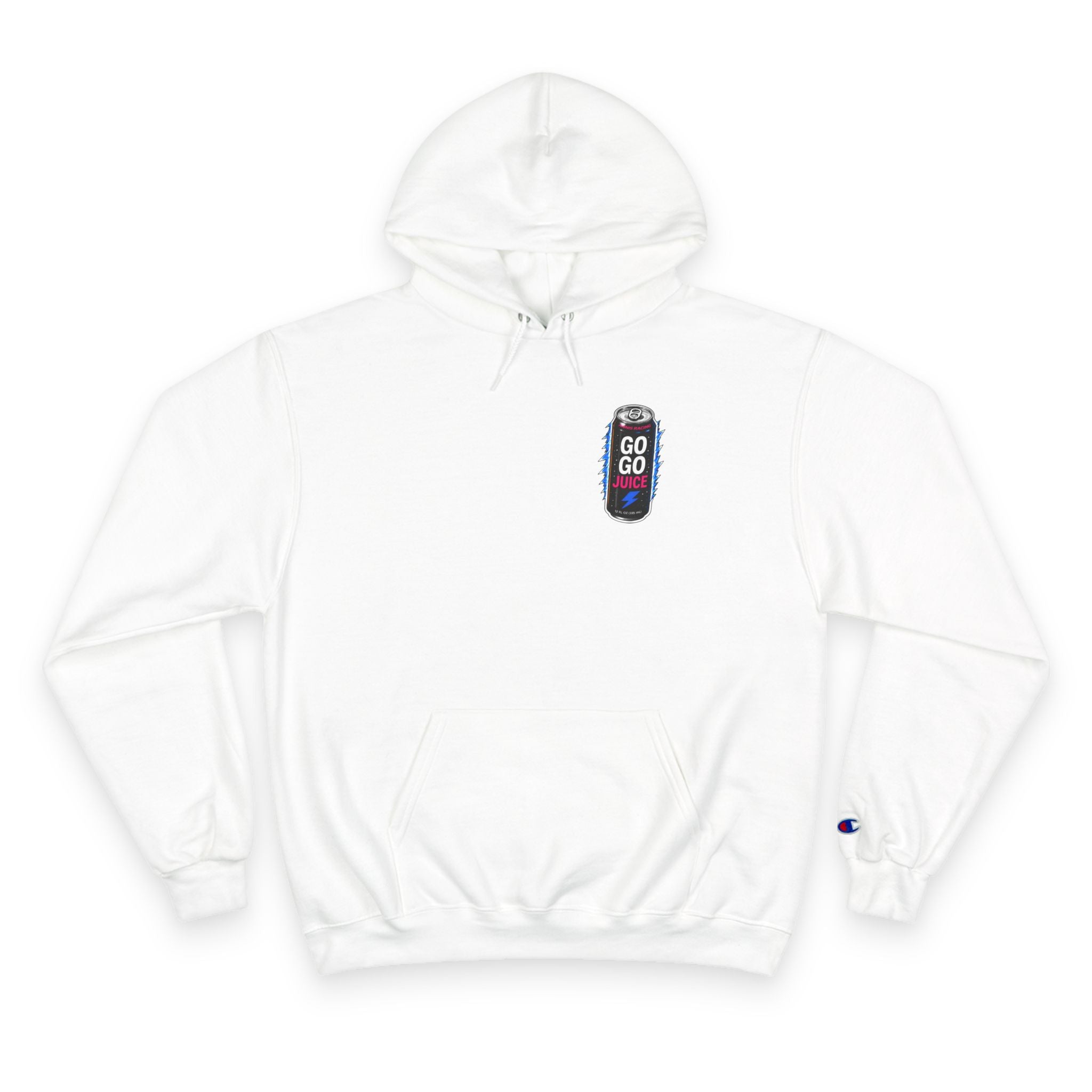 Champion Hoodie — Graphic "GO GO Juice"