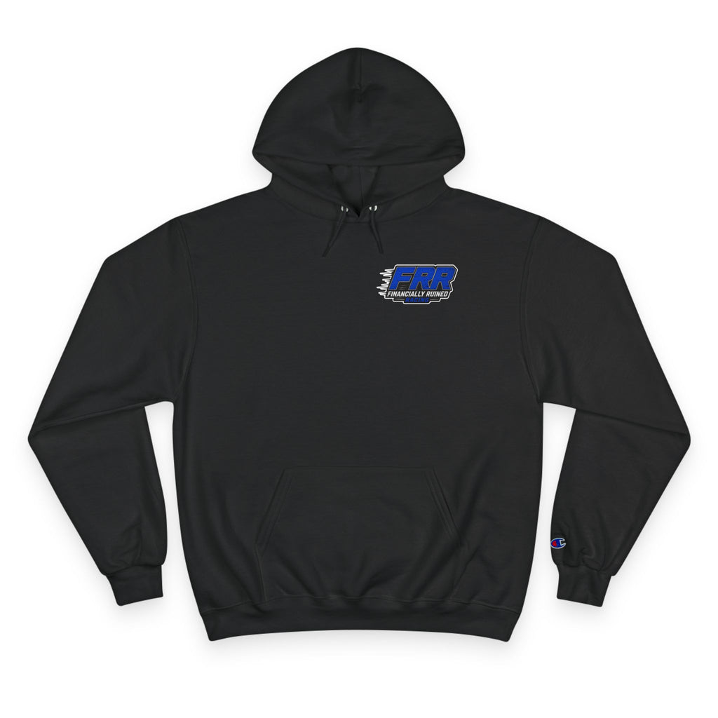 Financially Ruined Racing Hoodie — Graphic "damaged"