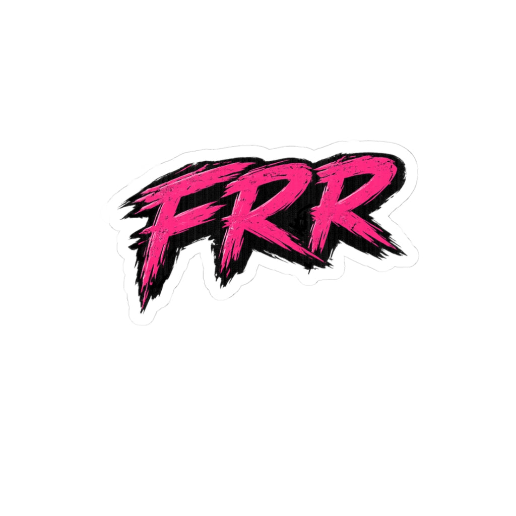 FRR - pink logo sticker