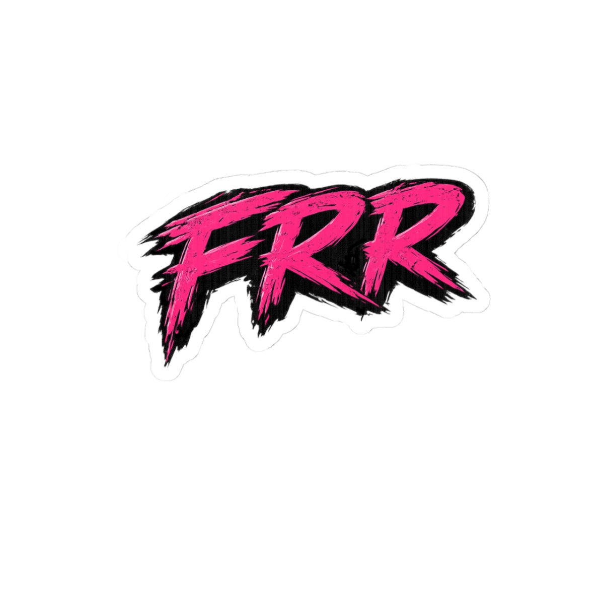 FRR - pink logo sticker