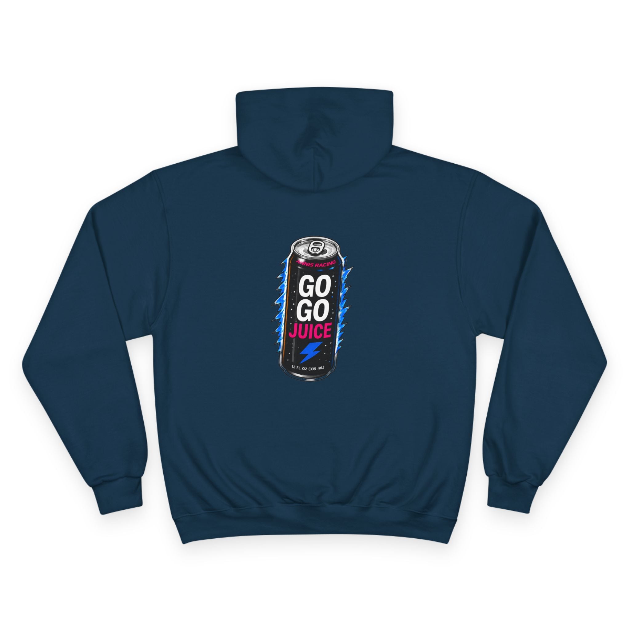 Champion Hoodie — Graphic "GO GO Juice"