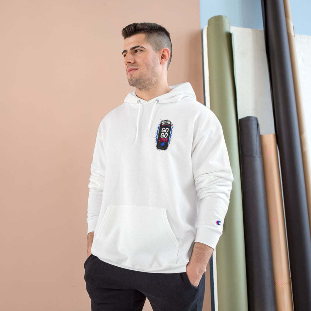 Champion Hoodie — Graphic "GO GO Juice"
