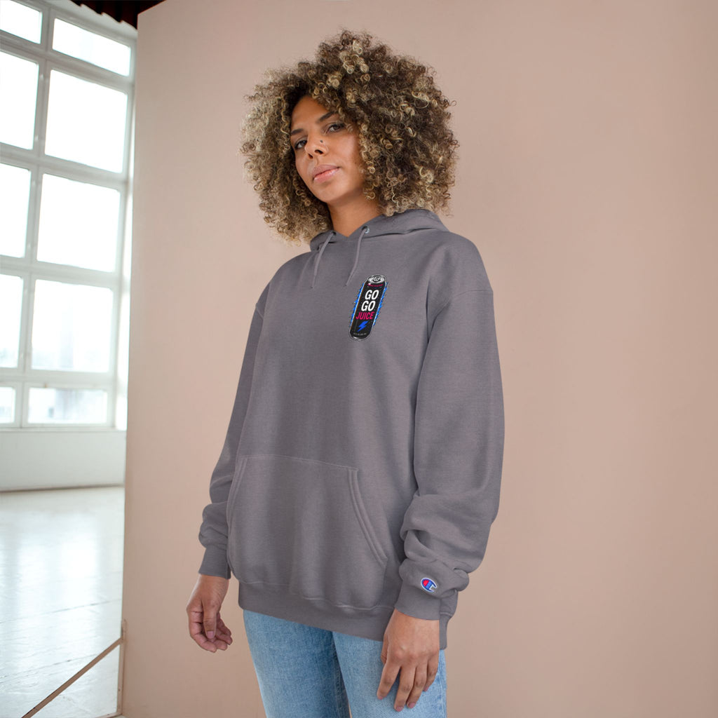 Champion Hoodie — Graphic "GO GO Juice"